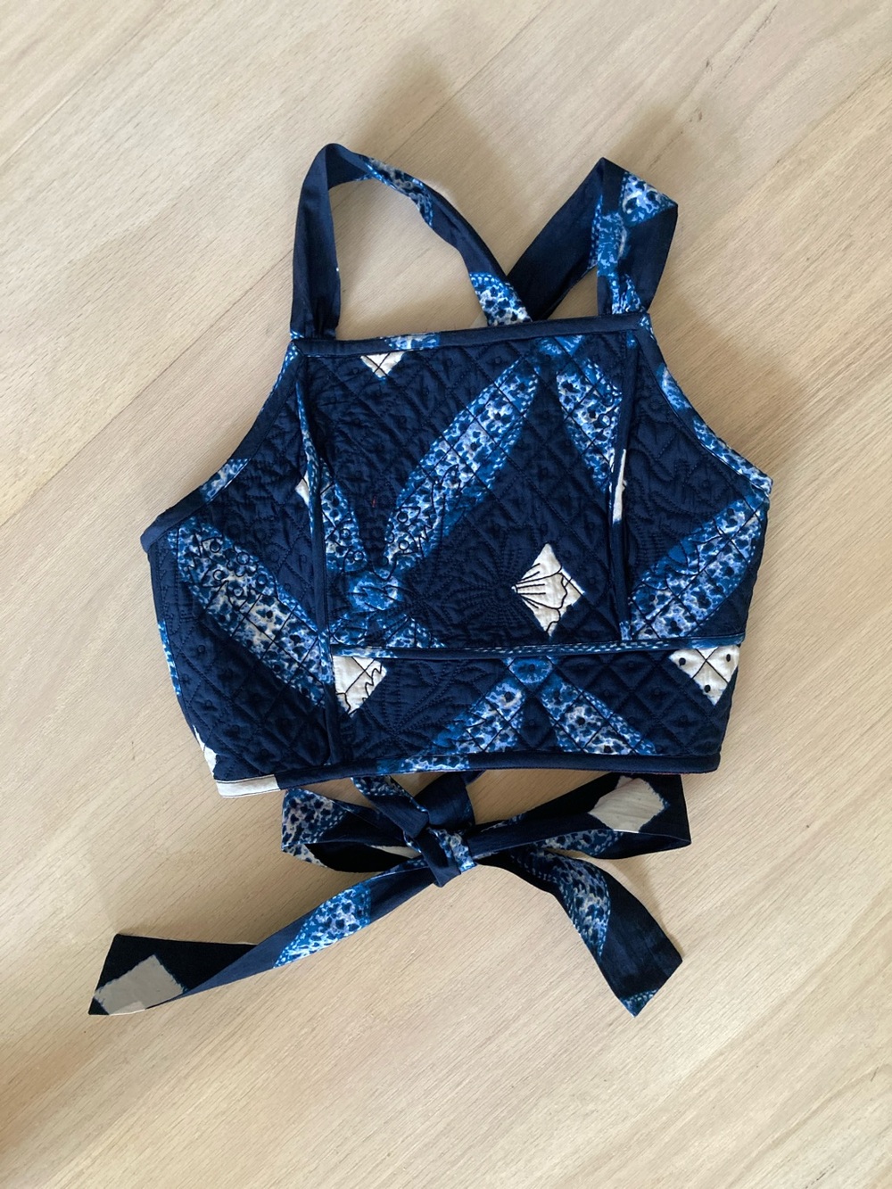 Ulla Johnson Quilted Reversible Crop Top